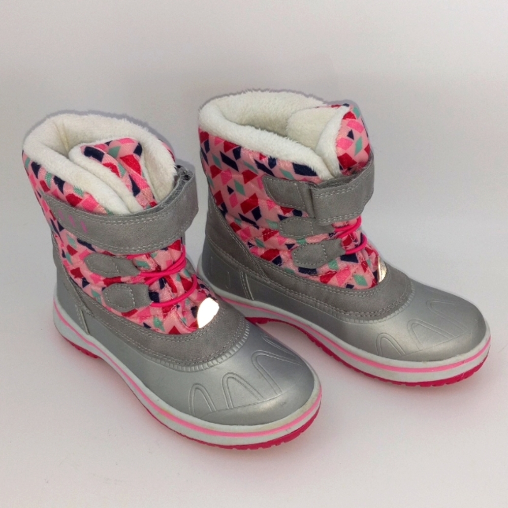 GIRLS BOOTS GRAY/PINK